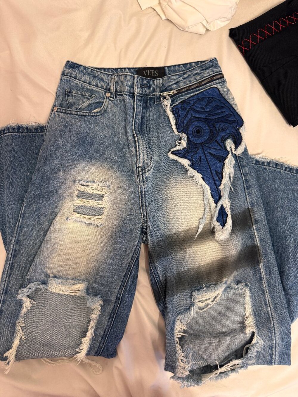 VEESCLOTHING Tokyo Ghoul Mask Jeans